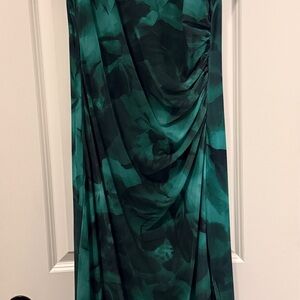 Showpo Teal and Dark Green Sleeveless Dress